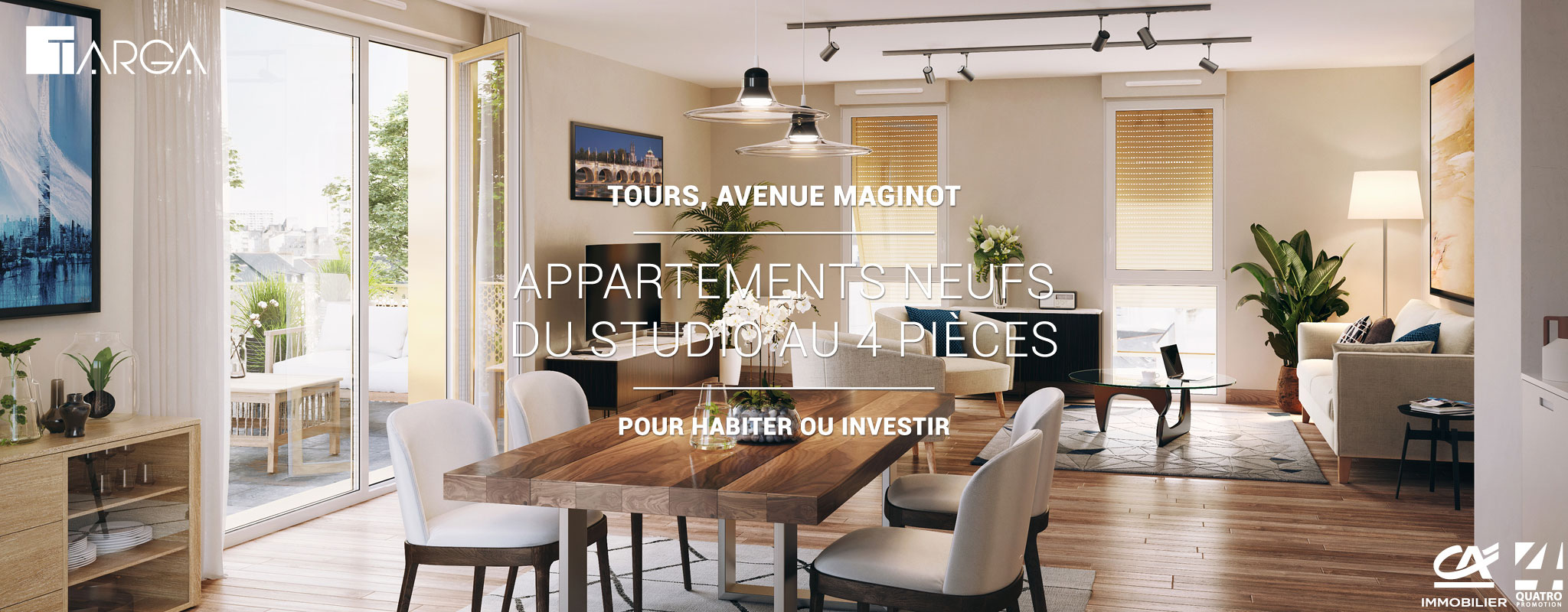 Résidence TARGA, appartements neufs Tours